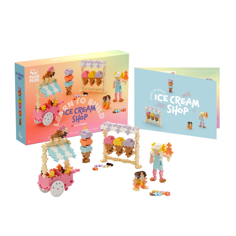 Plus-Plus - Learn to Build - Ice Cream Shop
