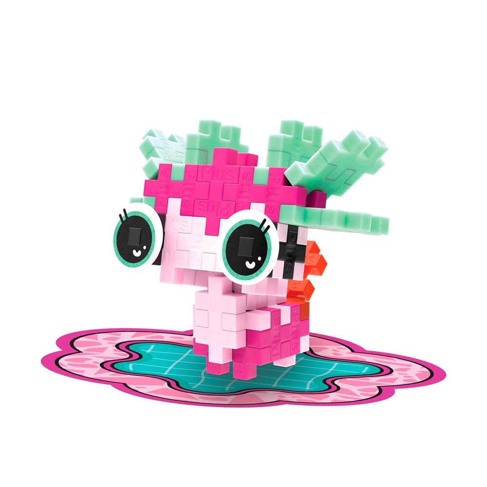 Plus-Plus - Pet Packet - Adoring Axolotl