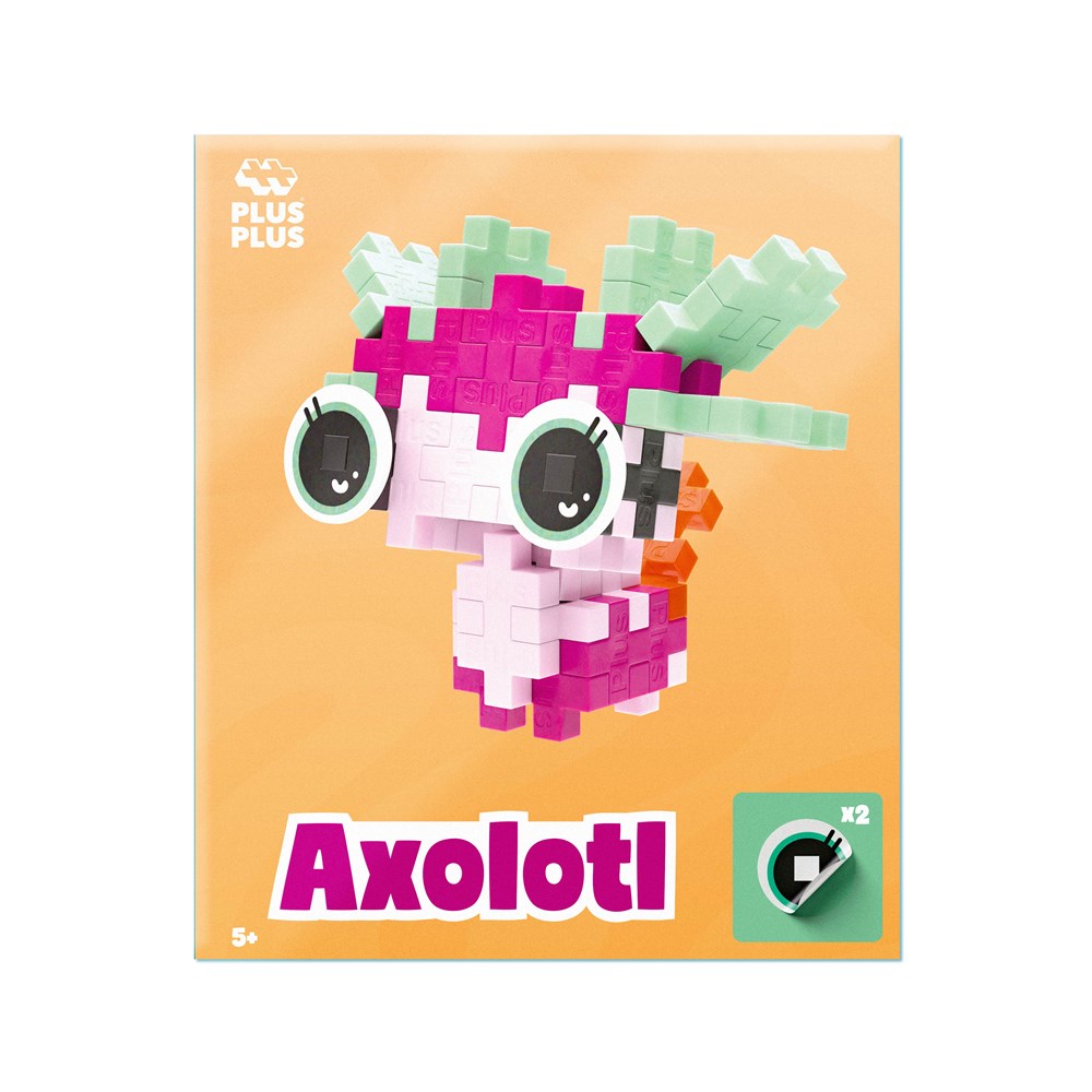 Plus-Plus - Pet Packet - Adoring Axolotl