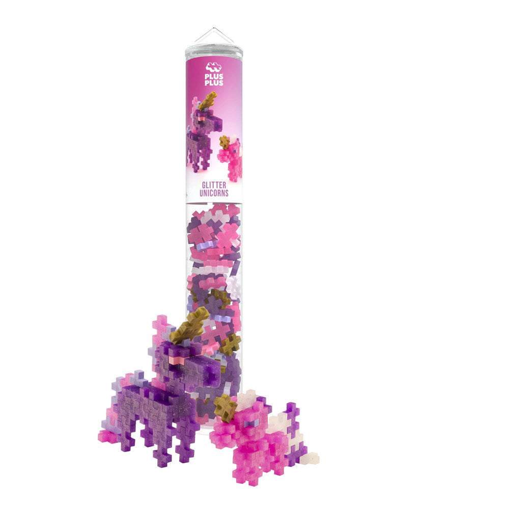 Plus-Plus - Glitter Unicorns - 100pc Tube
