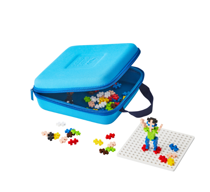 Plus-Plus - Travel Case - 100 pcs - Blue