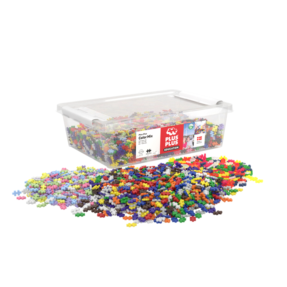 Plus-Plus - Mix - 3600 pcs - Education - Colour Mix