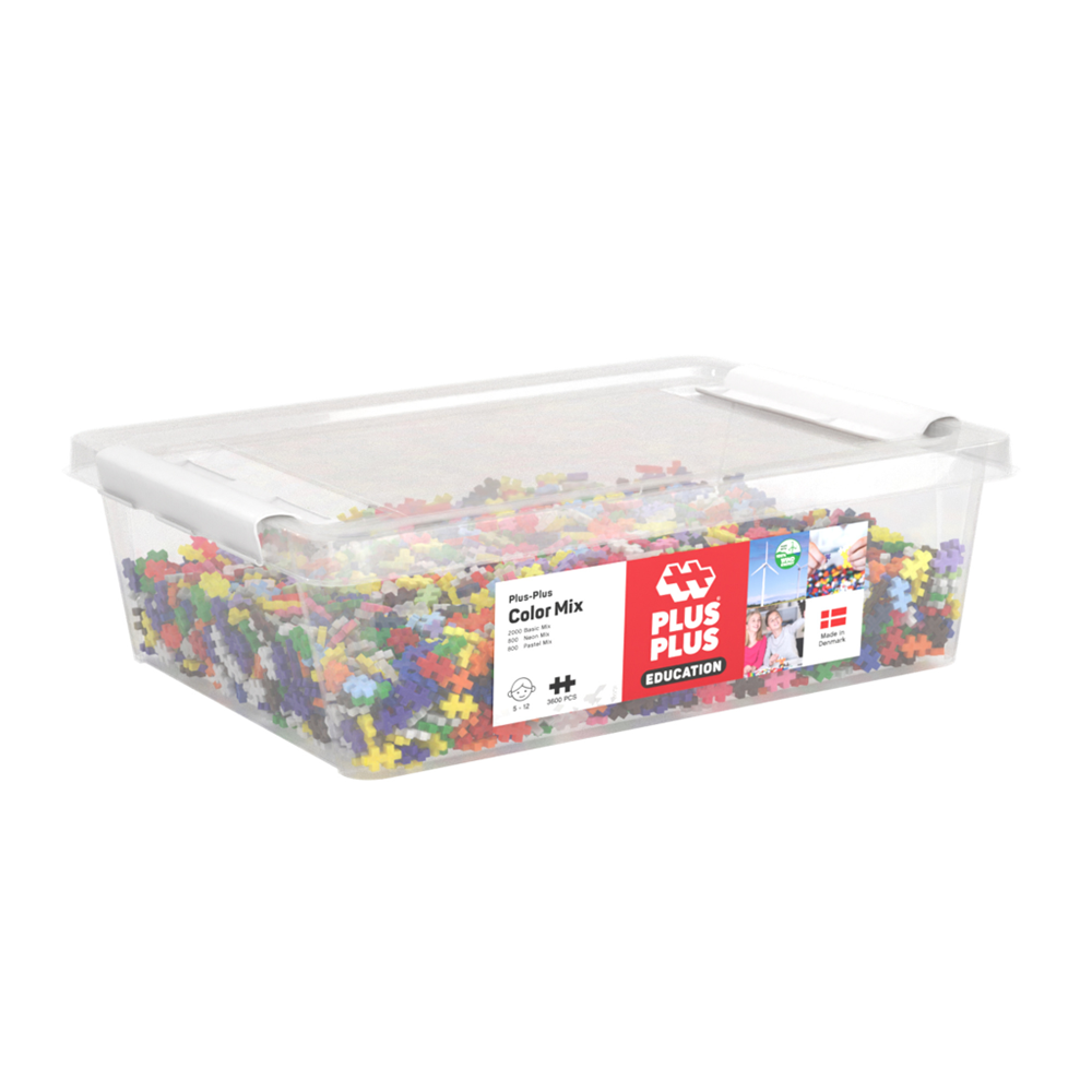Plus-Plus - Mix - 3600 pcs - Education - Colour Mix