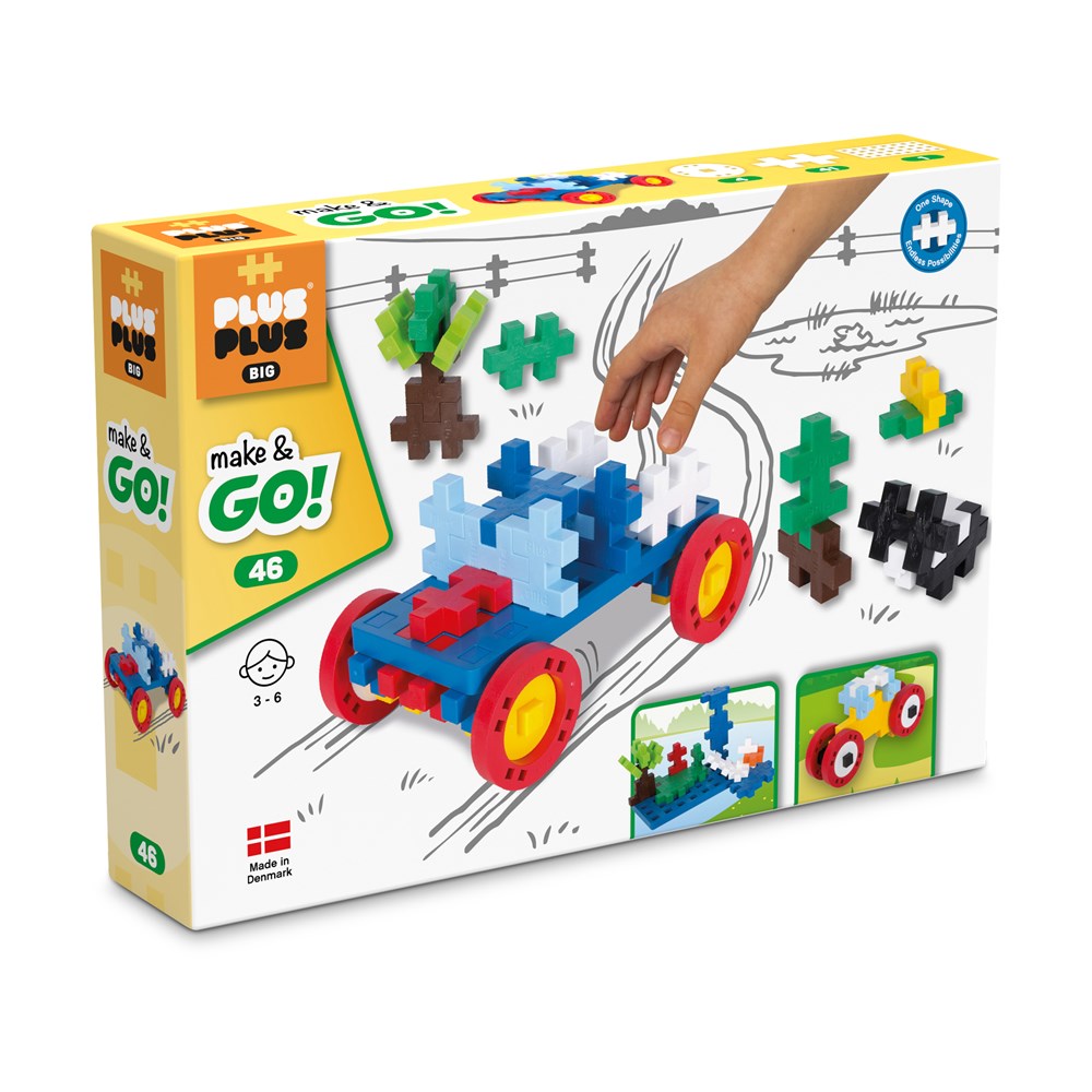 Plus-Plus - BIG Make &amp; Go! 46 Pce