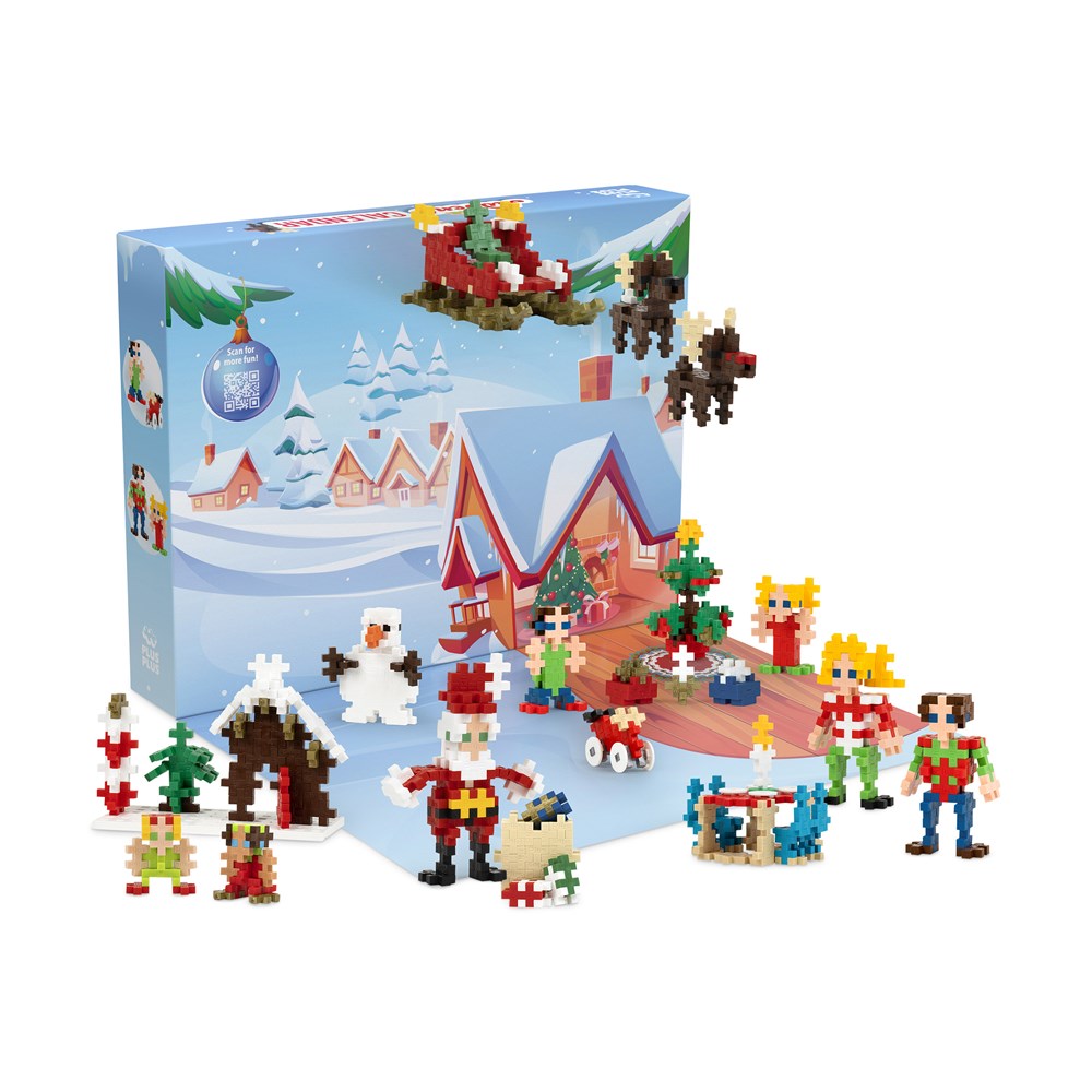 Plus-Plus - Advent Calendar Christmas - 600pcs