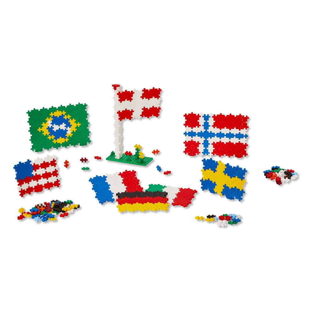 Plus-Plus - Learn to Build - Flags of the World - 700pcs