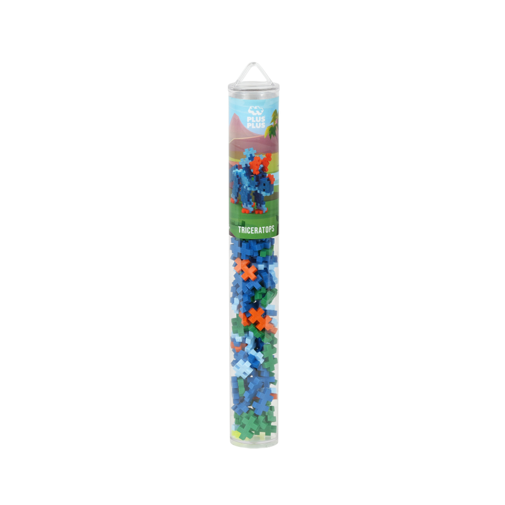 Plus-Plus - Triceratops - 100 pcs Tube