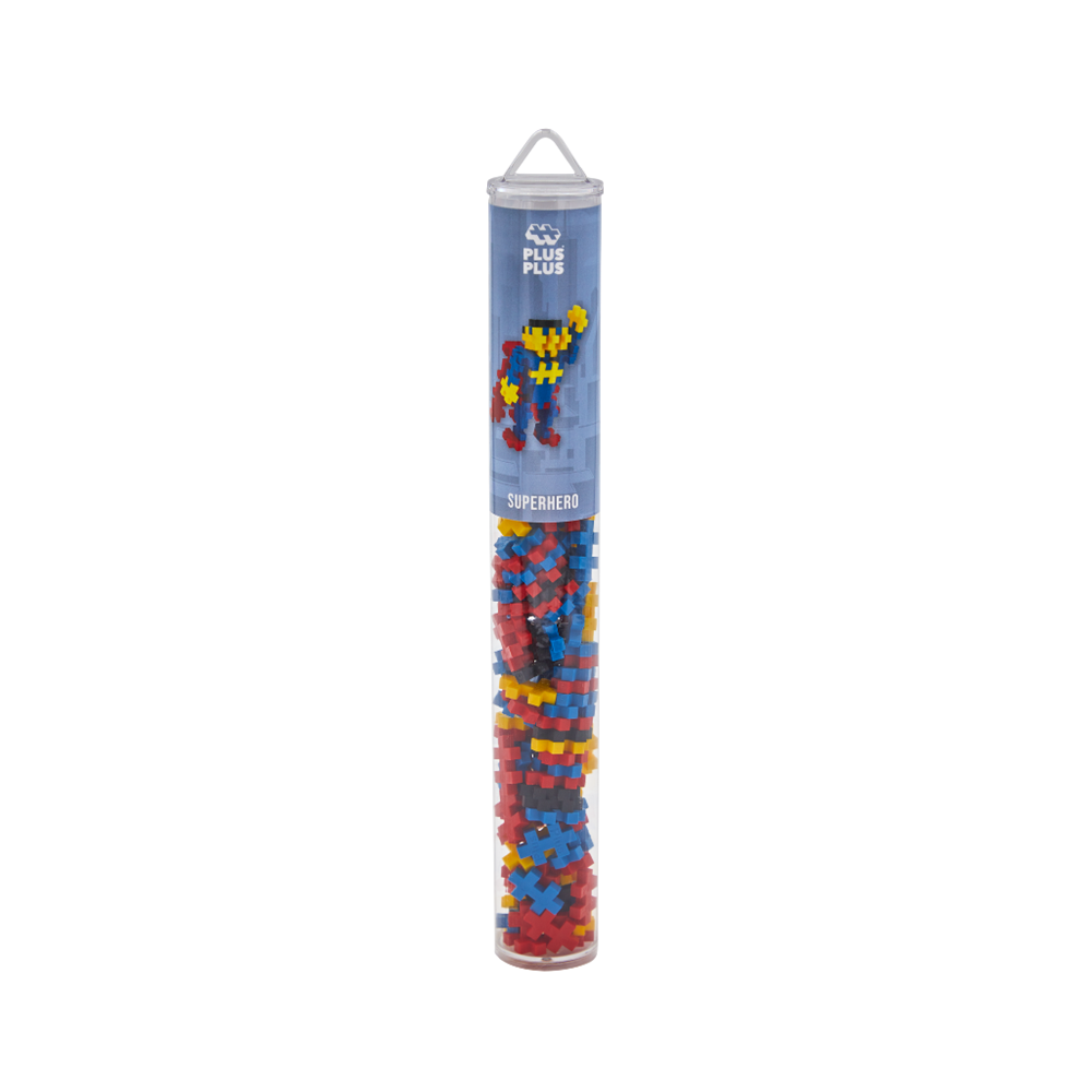 Plus-Plus - Superhero - 100 pcs Tube