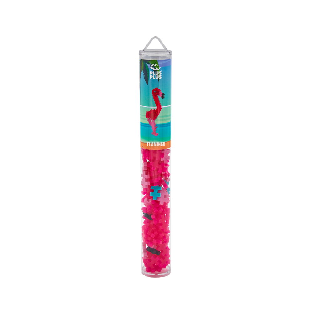 Plus-Plus - Flamingo - 100 pcs Tube
