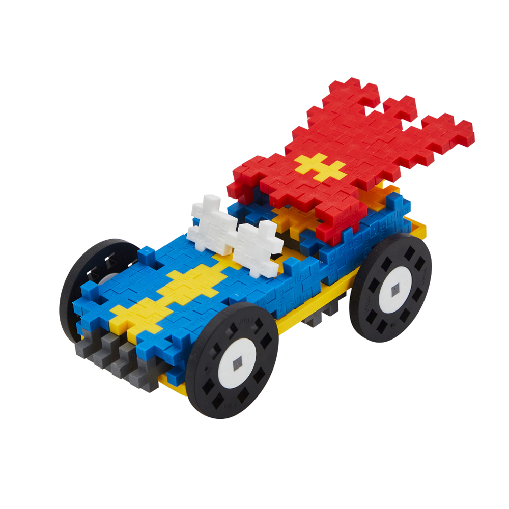 Plus-Plus - Colour Cars - Hero - 200 pcs Tube