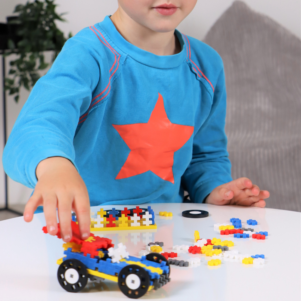 Plus-Plus - Colour Cars - Hero - 200 pcs Tube