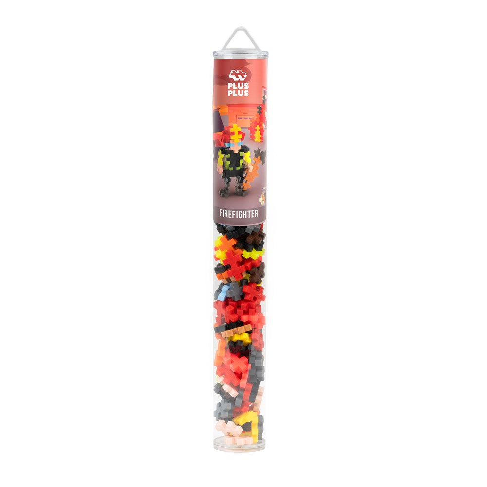 Plus-Plus - Everyday Heroes - Firefighter 100 pcs Tube