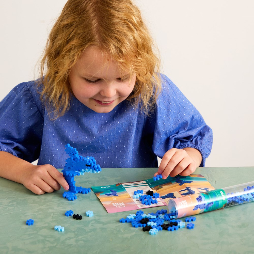 Plus-Plus - Dolphin - 100 pcs Tube