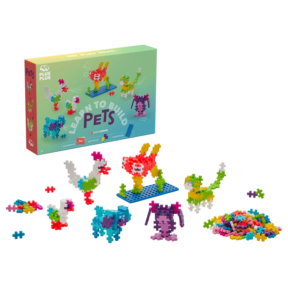 Plus-Plus - Learn to Build - Pets